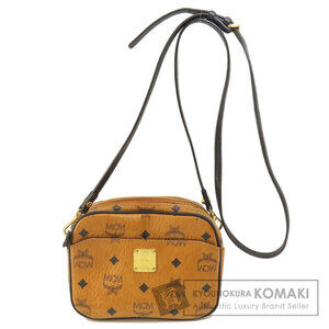 MCM logo leather shoulder bag